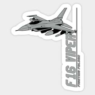 F-16 Viper Fighting Falcon Jet Fighters Sticker